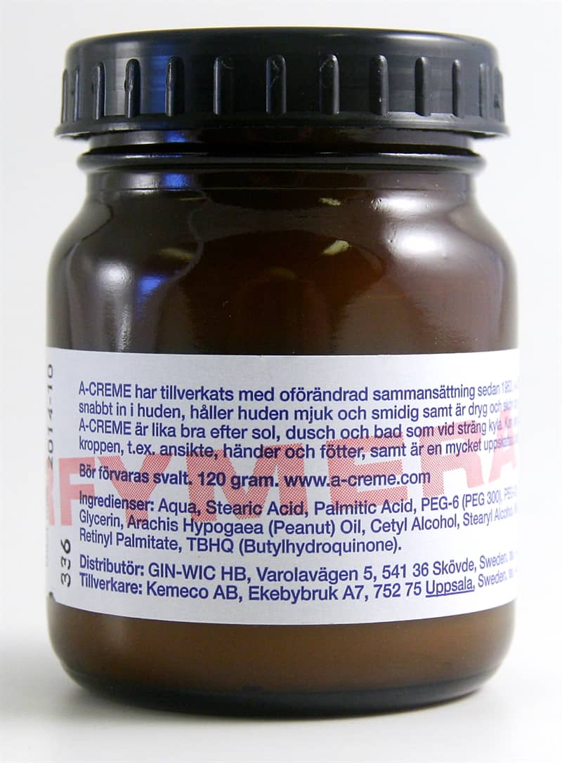 A-creme Oparfymerad Original 120g