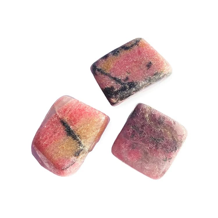 Kristallpunkten Rodonit AA Trumlade stenar 100gr