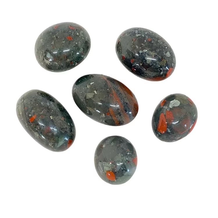 Kristallpunkten Jaspis Blod Trumlade stenar 100gr