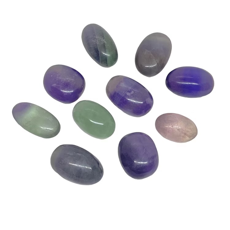 Kristallpunkten Fluorit Trumlade stenar 200gr