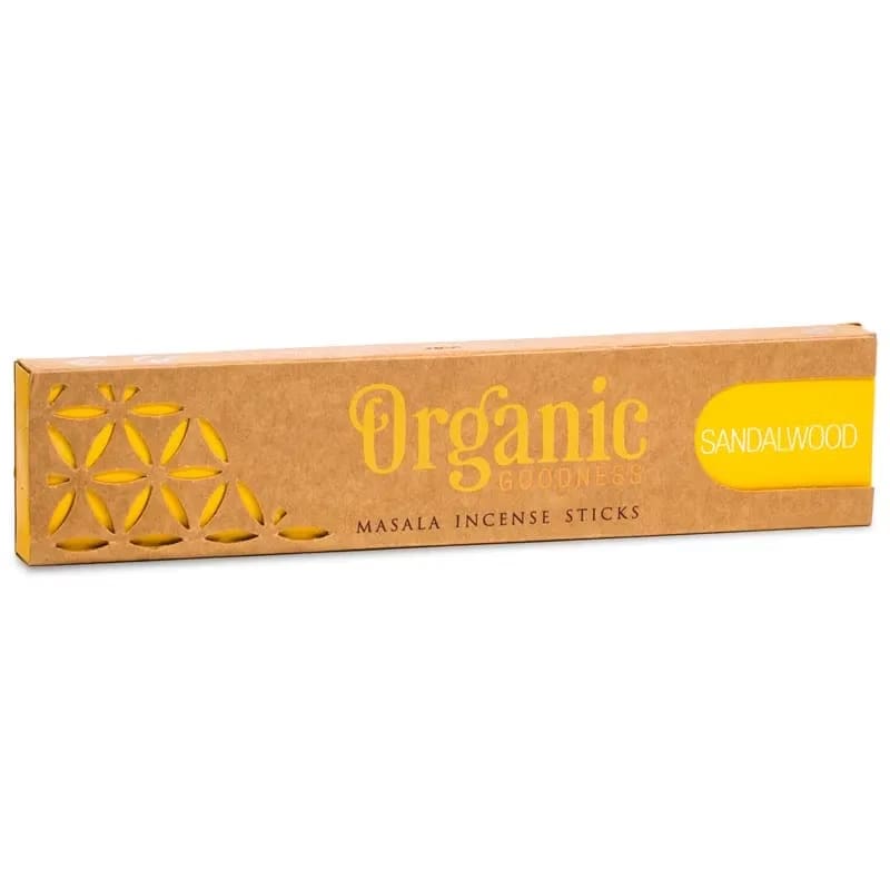 Kristallpunkten Sandalwood Rökelsestickor 15st (Organic Goodness)