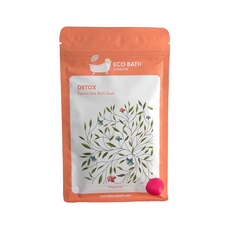Eco Bath Epsom Salt Detox Bath Soak Pouch 500g Eco Bath