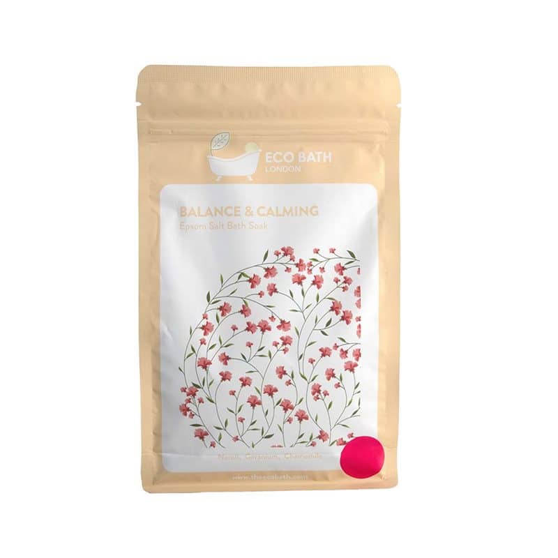 Eco Bath Epsom Salt Balance And Calming Bath Soak Pouch 500g Eco Bath