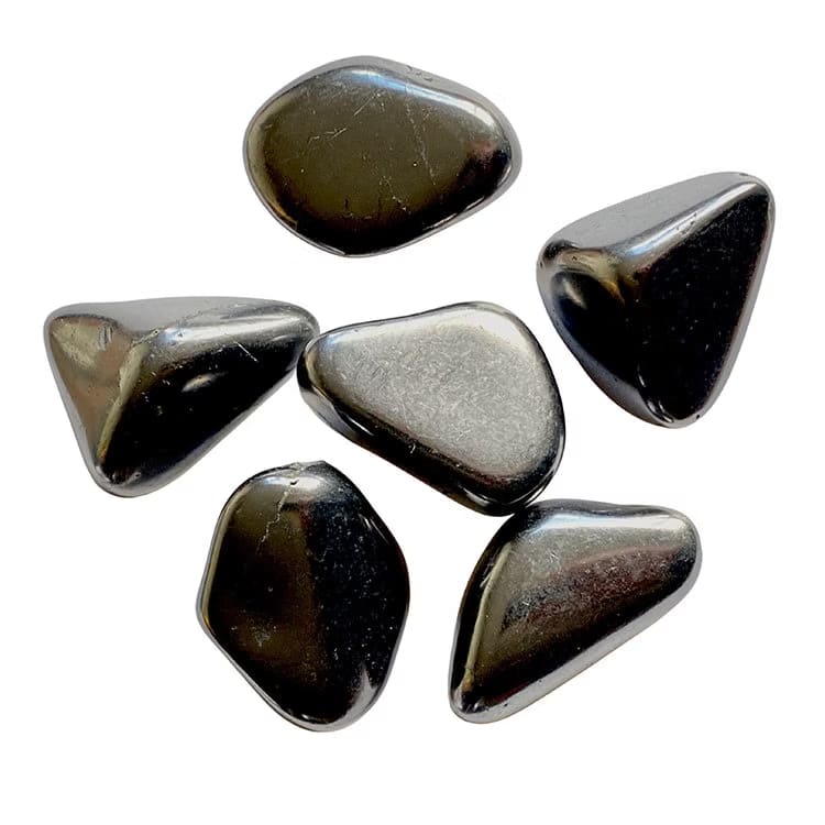 Kristallpunkten Shungit Trumlade stenar 4-6cm 200gr