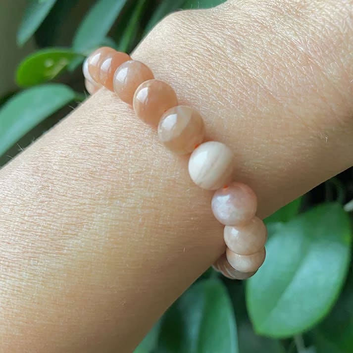 Kristallpunkten Solsten 8mm pärlor Armband