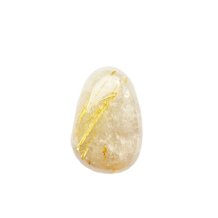 Kristallpunkten Rutilkvarts Guld AA Hängsmycke (Droppe)