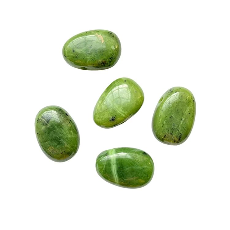 Kristallpunkten Nefrit Jade A Hängsmycke (Droppe)