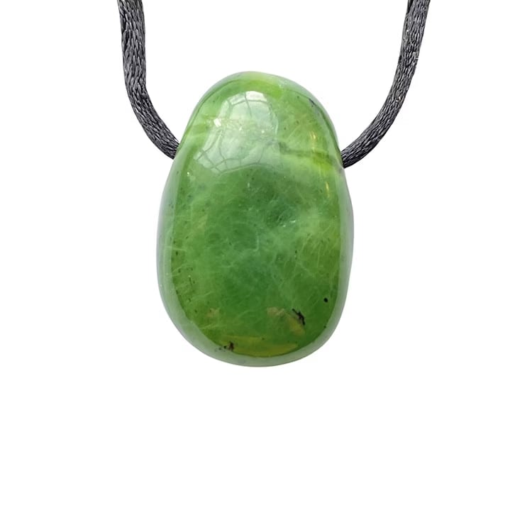 Kristallpunkten Nefrit Jade A Hängsmycke (Droppe)
