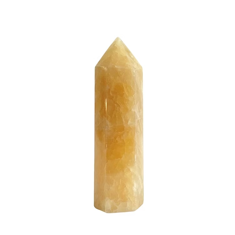 Kristallpunkten Kalcit Orange Spets S