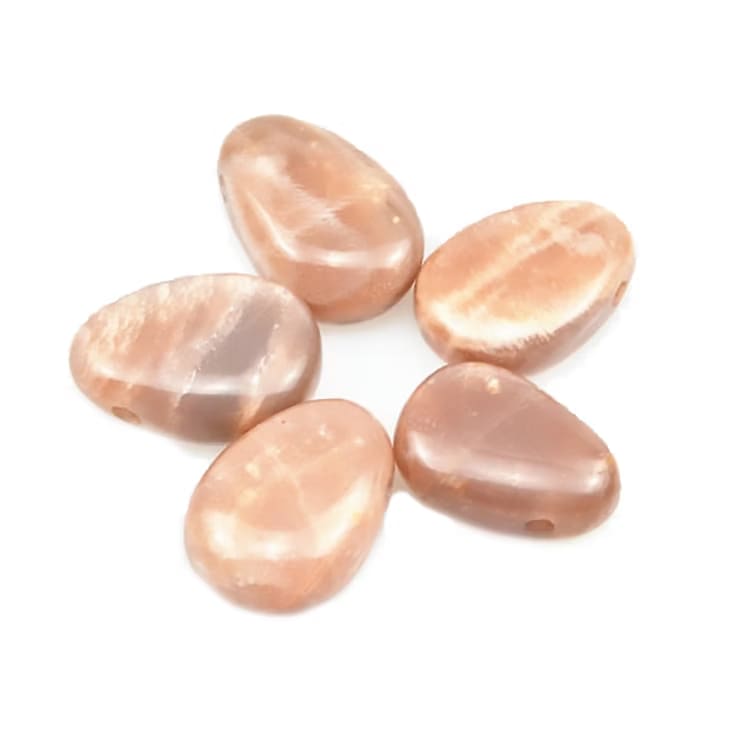 Kristallpunkten Månsten Rosa AA Hängsmycke (Droppe)