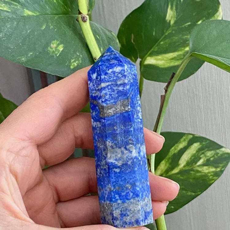 Kristallpunkten Lapis Lazuli Spets M