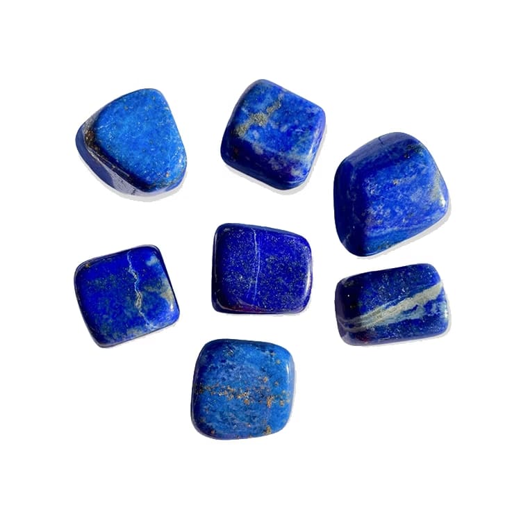 Kristallpunkten Lapis Lazuli A Trumlade stenar 100gr