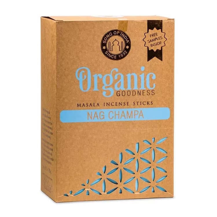 Kristallpunkten Nag Champa Rökelsestickor 15st (Organic Goodness)