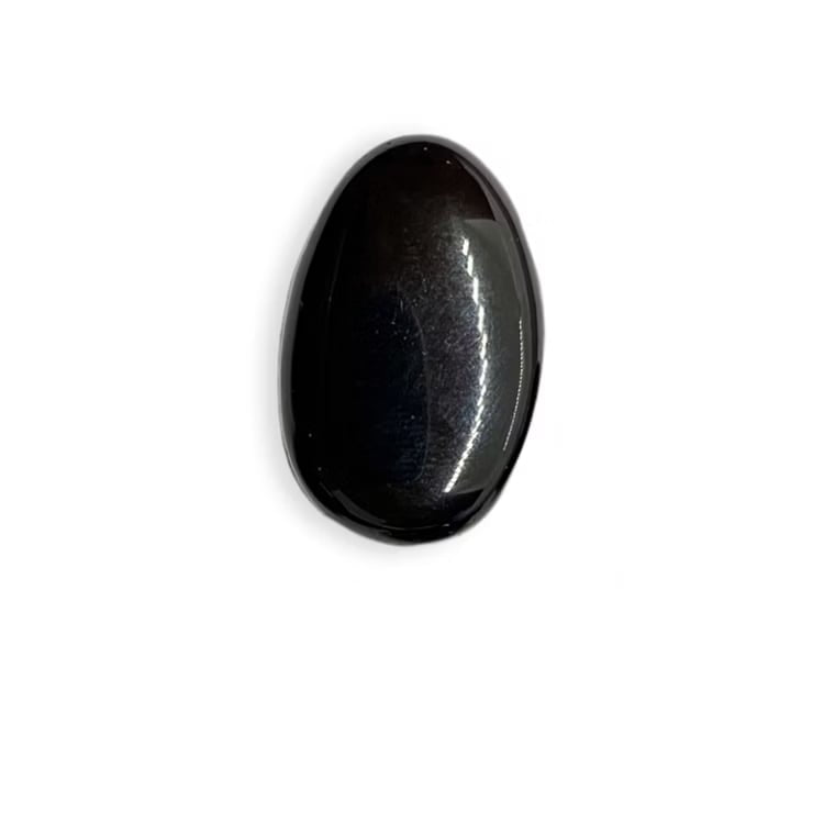 Kristallpunkten Obsidian Svart Hängsmycke (Droppe)