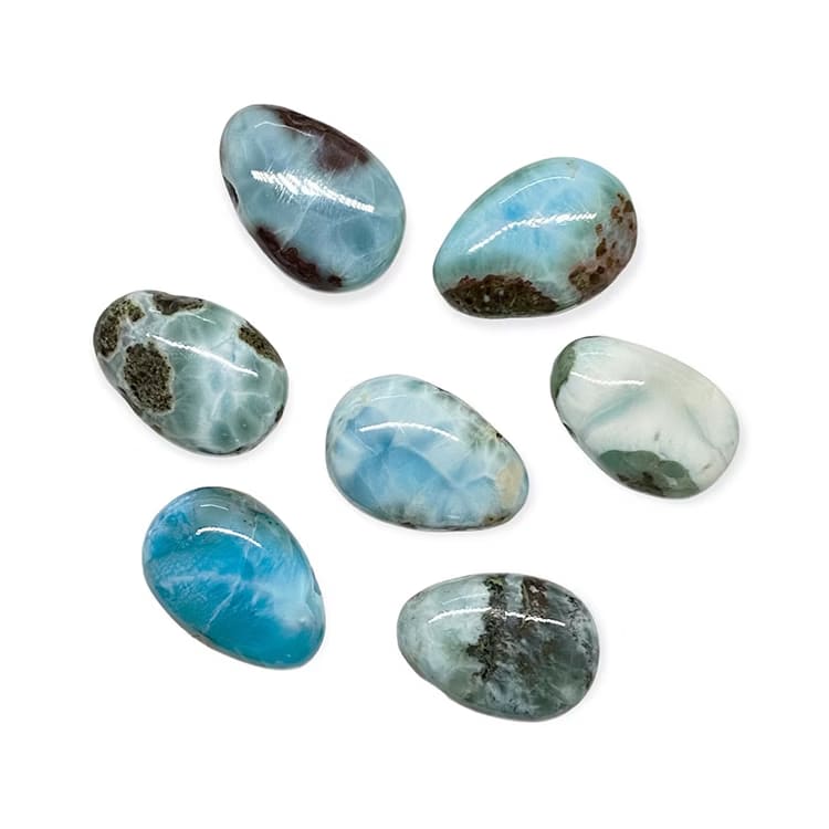 Kristallpunkten Larimar AA Hängsmycke (Droppe)