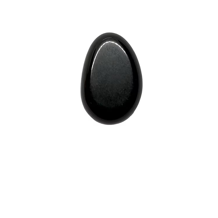 Kristallpunkten Onyx Svart Hängsmycke (Droppe)