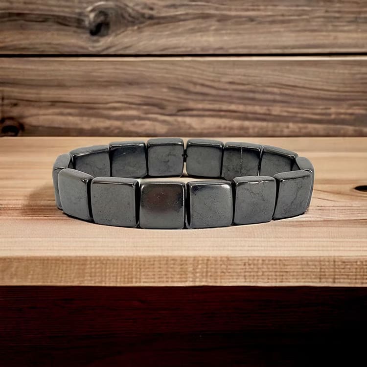 Kristallpunkten Shungit Ego Armband 'Större Handled'