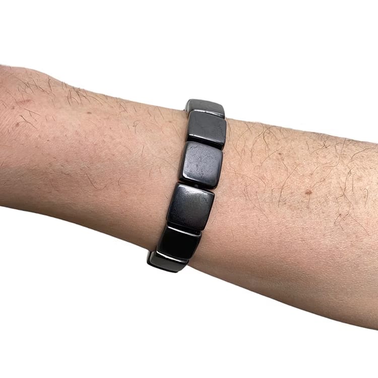 Kristallpunkten Shungit Ego Armband 'Större Handled'