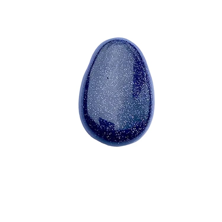 Kristallpunkten Sandsten Blå ”Goldstone” Hängsmycke (Droppe)