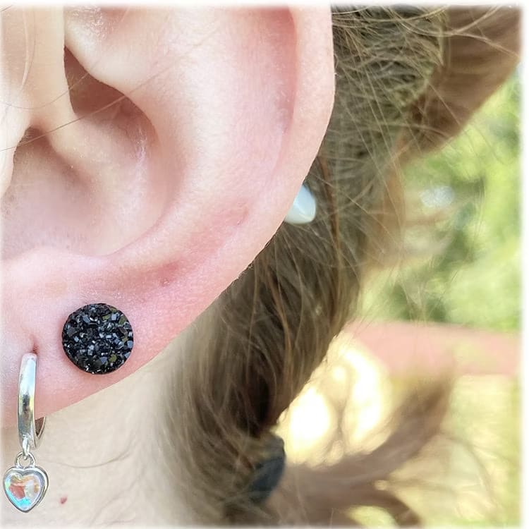 Kristallpunkten Crystal Gravel Örhängen (Silver 925)